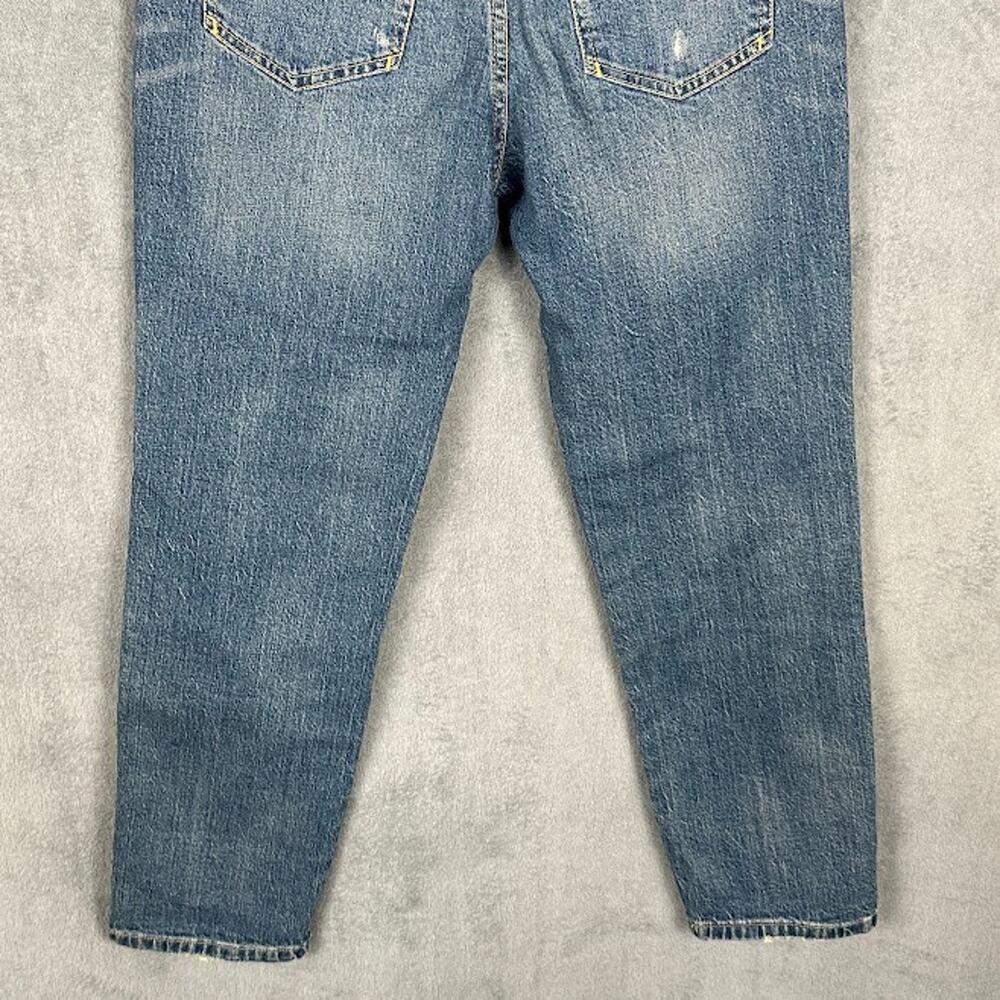 Anthropologie Pilcro Jeans Womens 25 Blue Borrower Patchwork Distressed Stretch - Picture 5 of 14